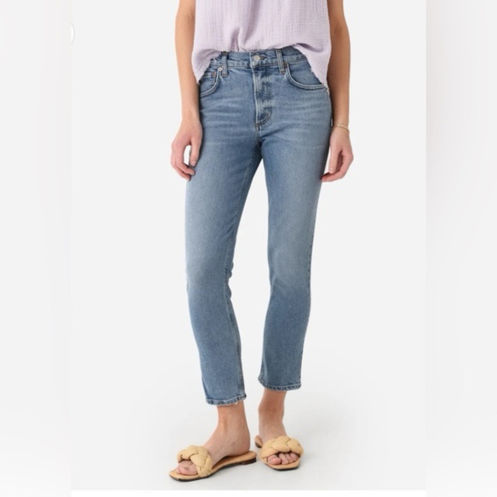 Agolde Willow Mid Rise Crop Jeans Size 24 Style A9123-3026